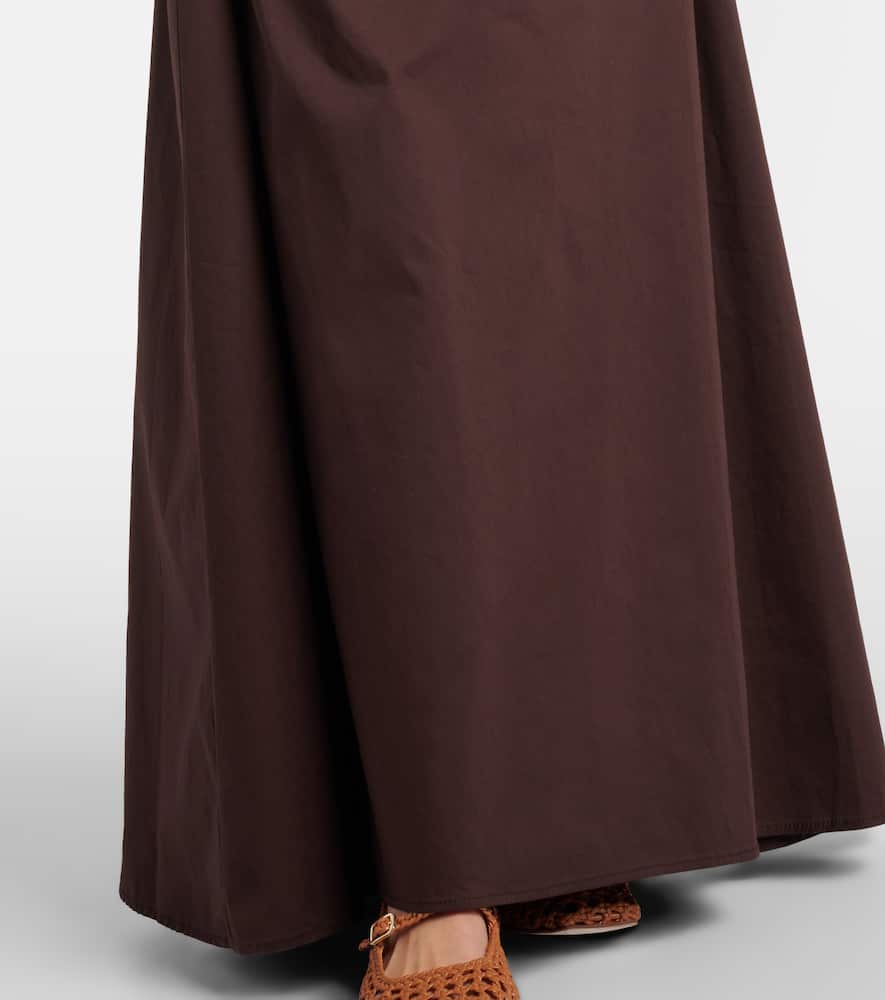 Phare one-shoulder cotton maxi dress