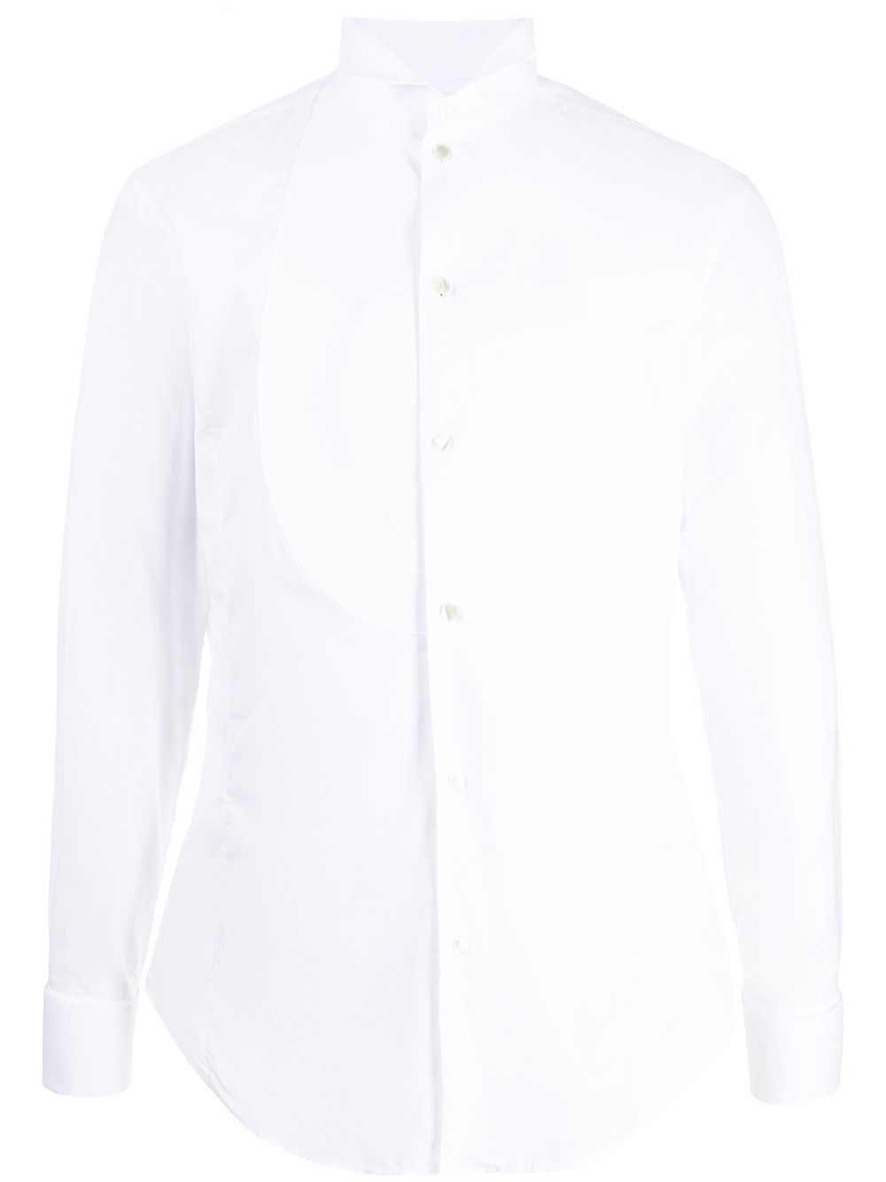 Long-sleeved cotton shirt - White