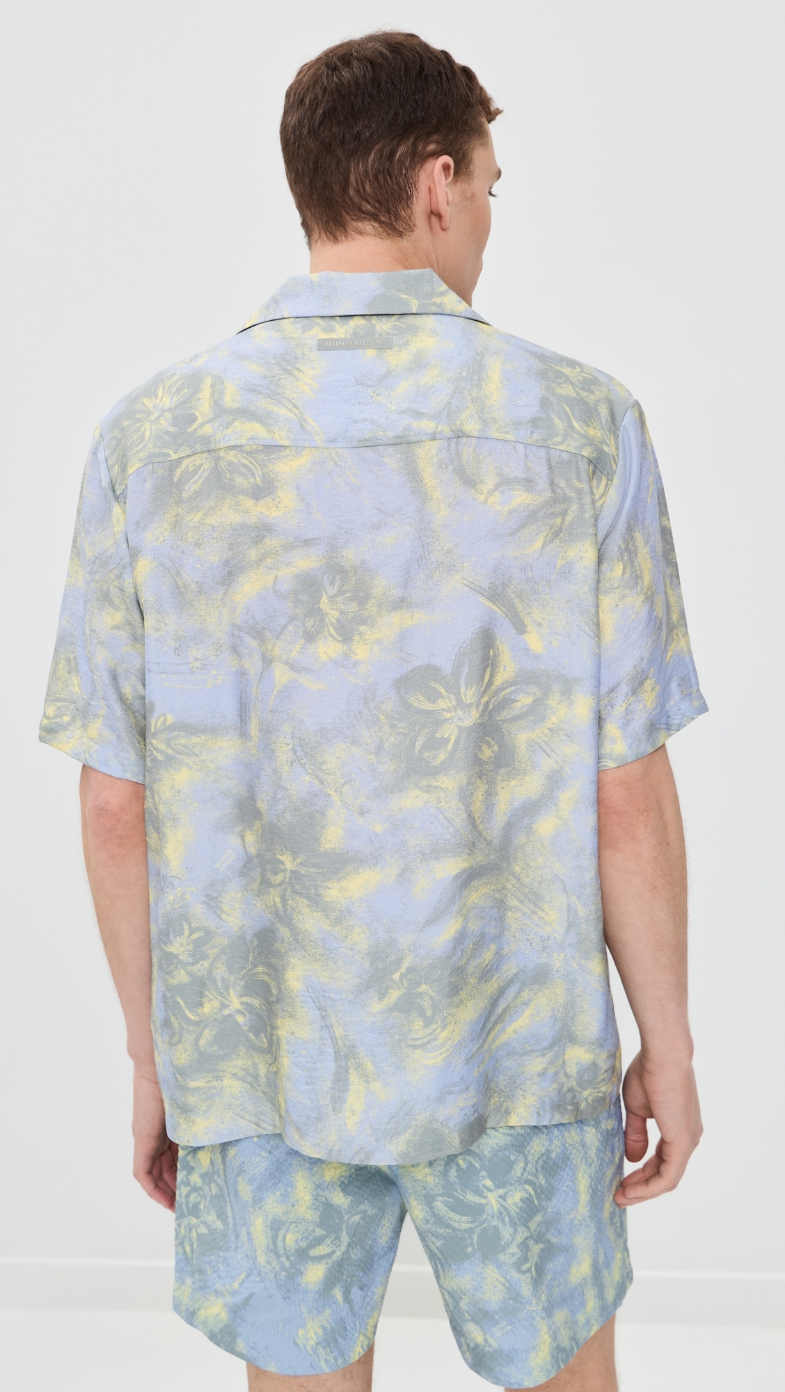 Resort Shirt Arctic Ice/Pastel Yellow