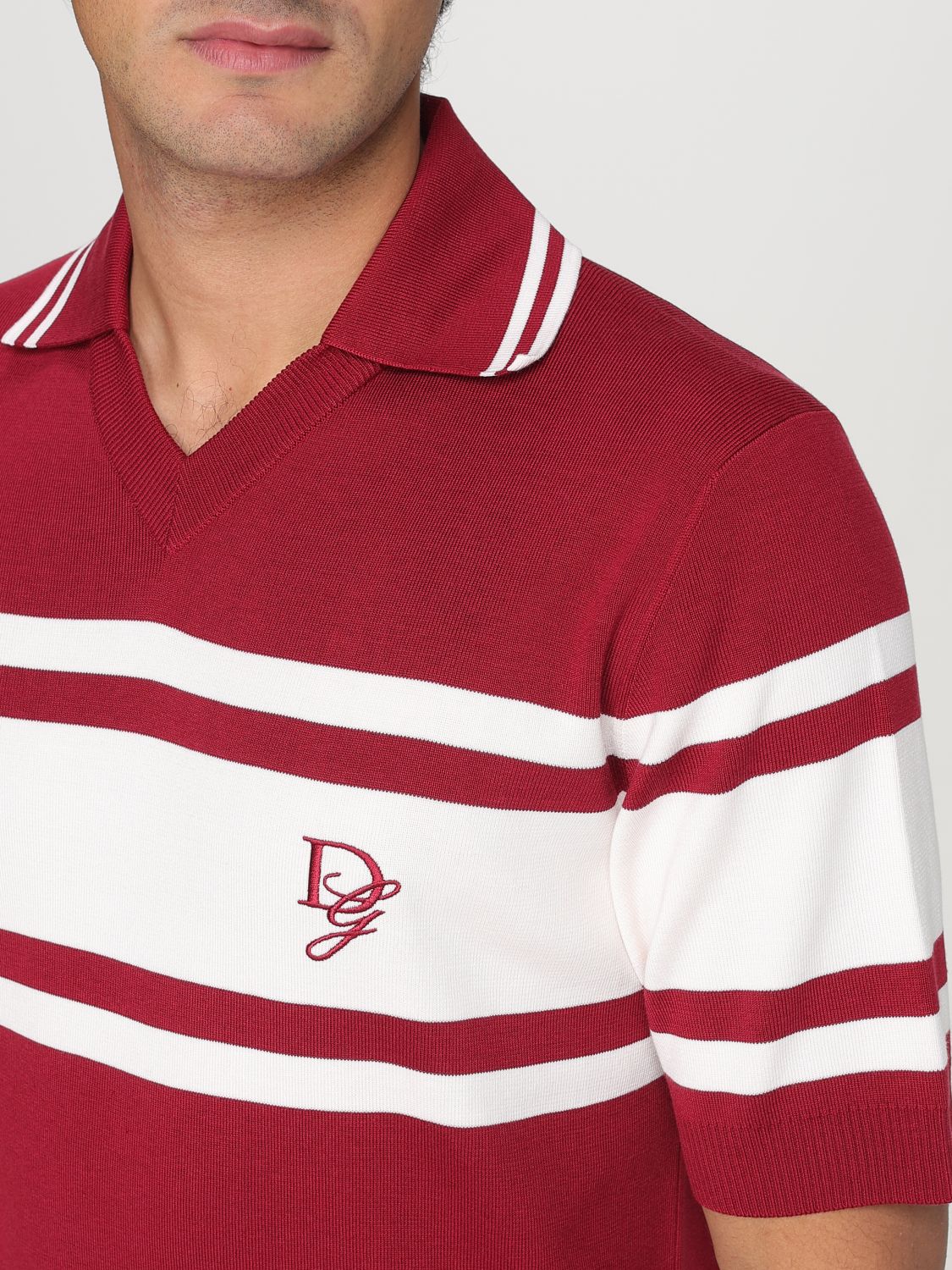 Striped T-shirt - Red
