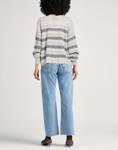 Woman Cardigan Grey Size M Polyamide, Alpaca wool, Viscose, Polyester