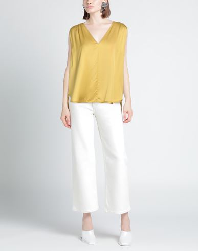 Woman Top Yellow Size 10 Viscose