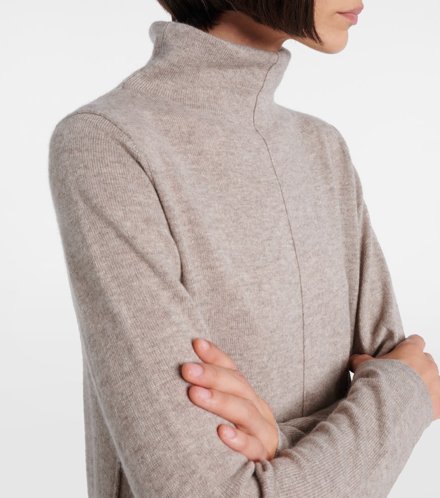 Knitted wool and cashmere midi dress