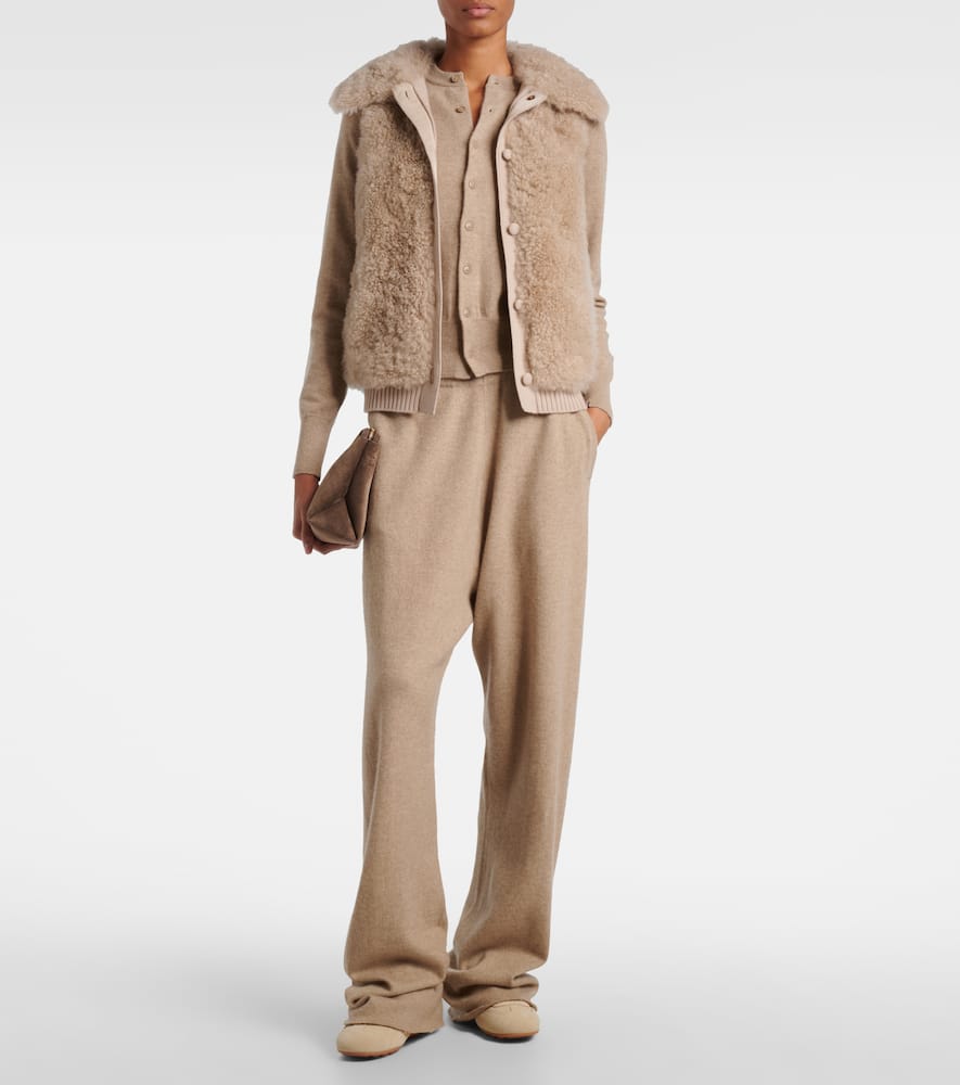 Shearling vest