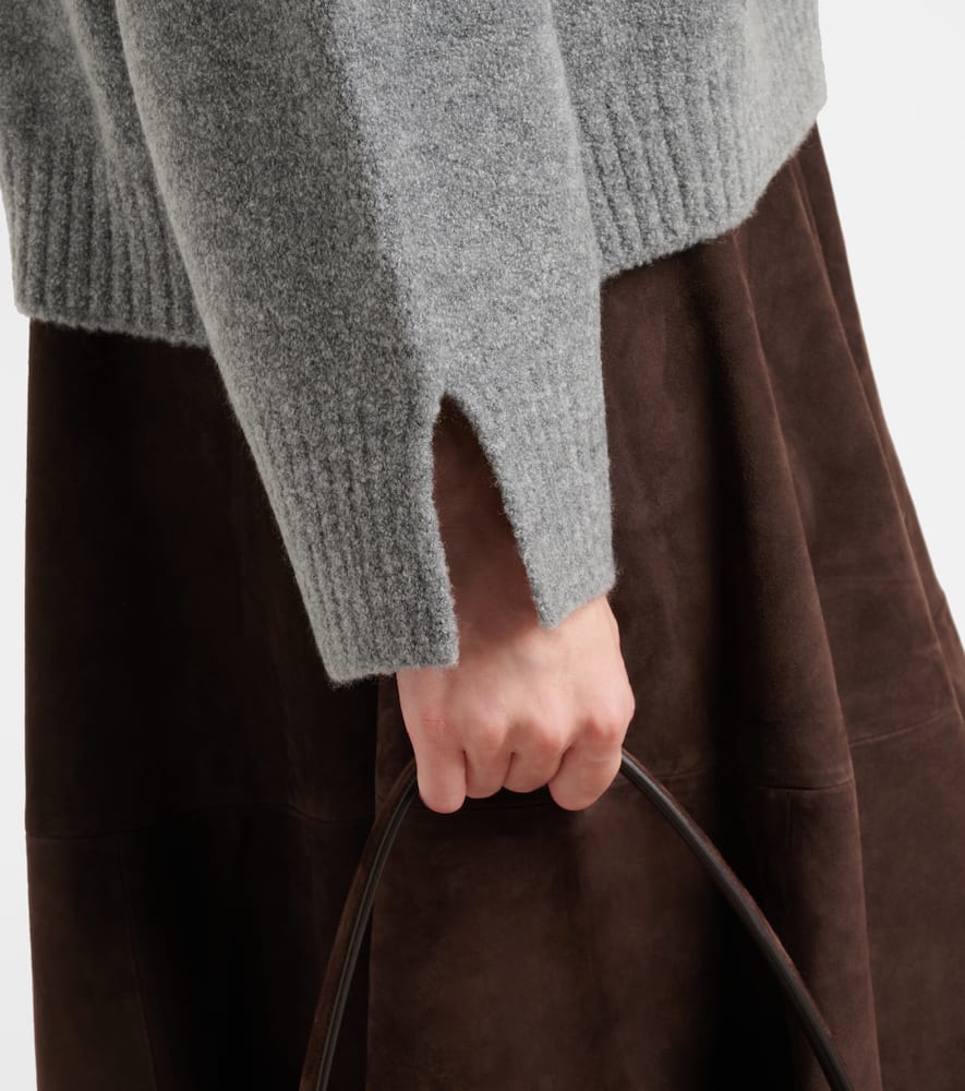Wool and cashmere-blend turtleneck sweater