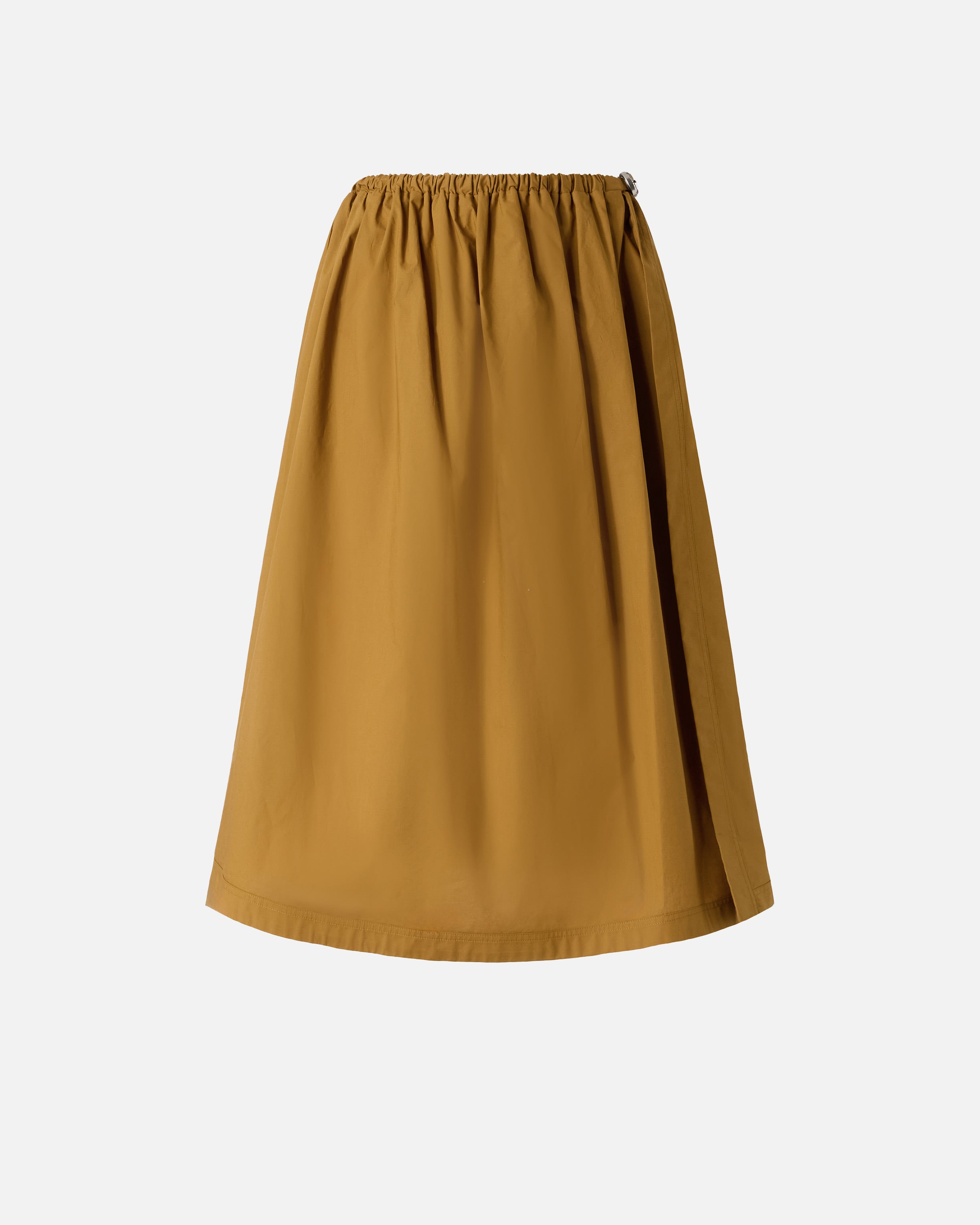Midi skirt with slit and Texan buckle - 36