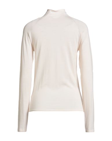 Woman Turtleneck Ivory Size M Wool