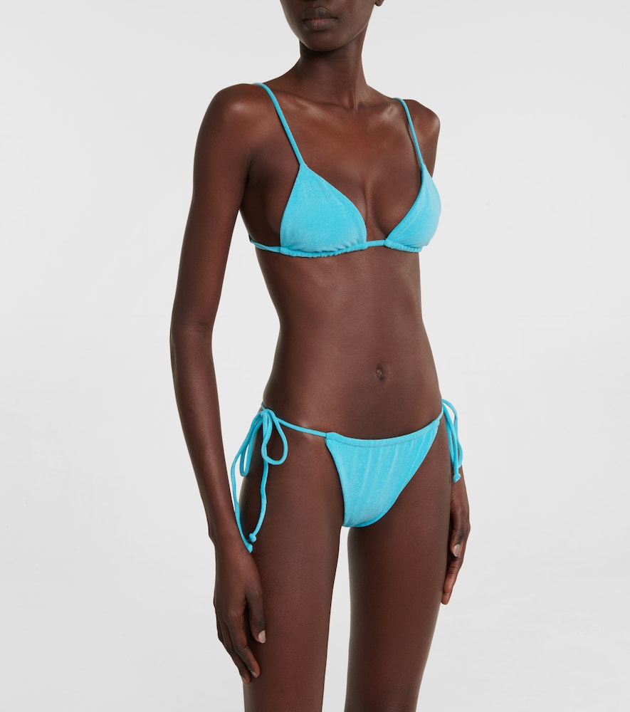 Exclusive to Mytheresa - Via terry triangle bikini top