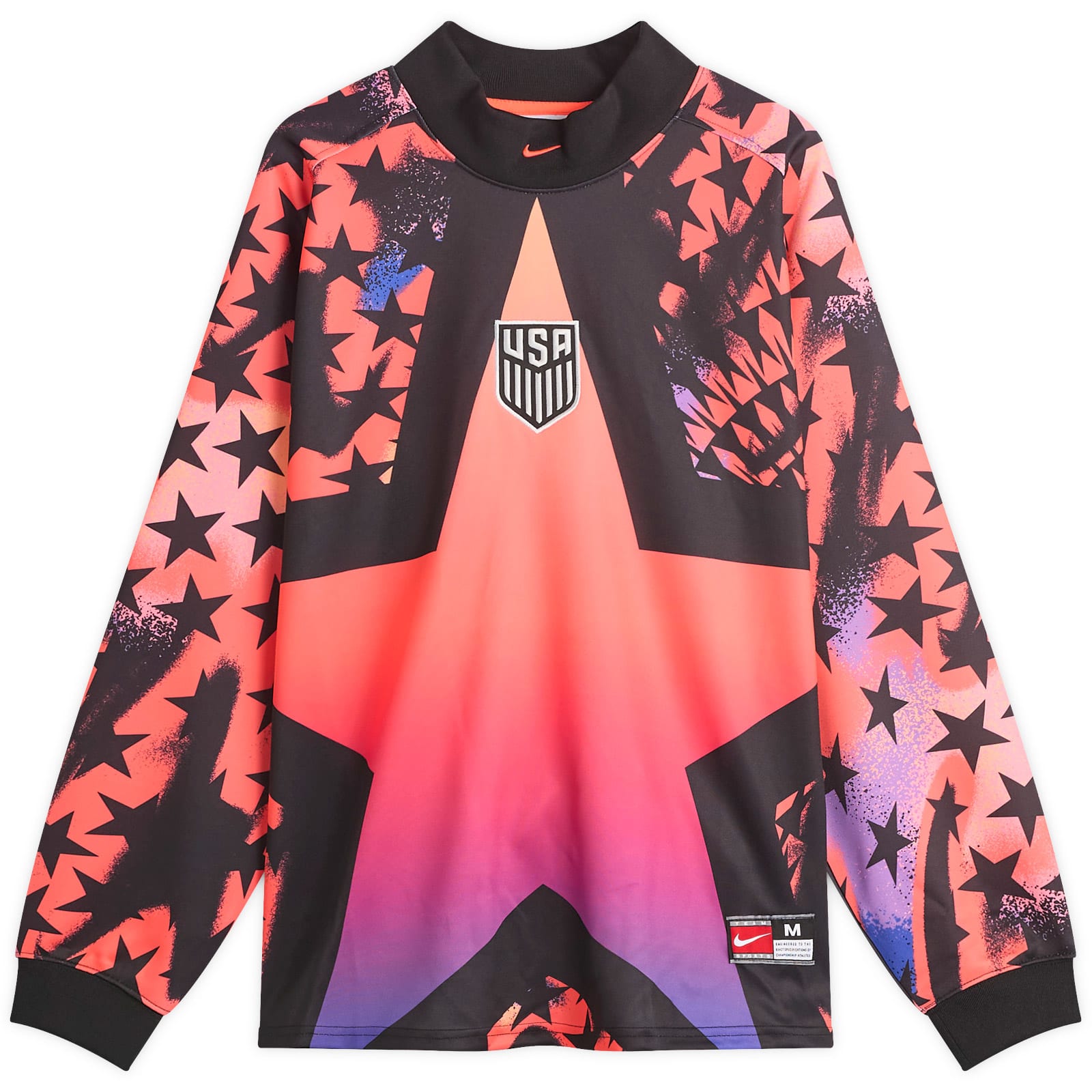Men's USA Goalkeeper Shirt Black/Crimson