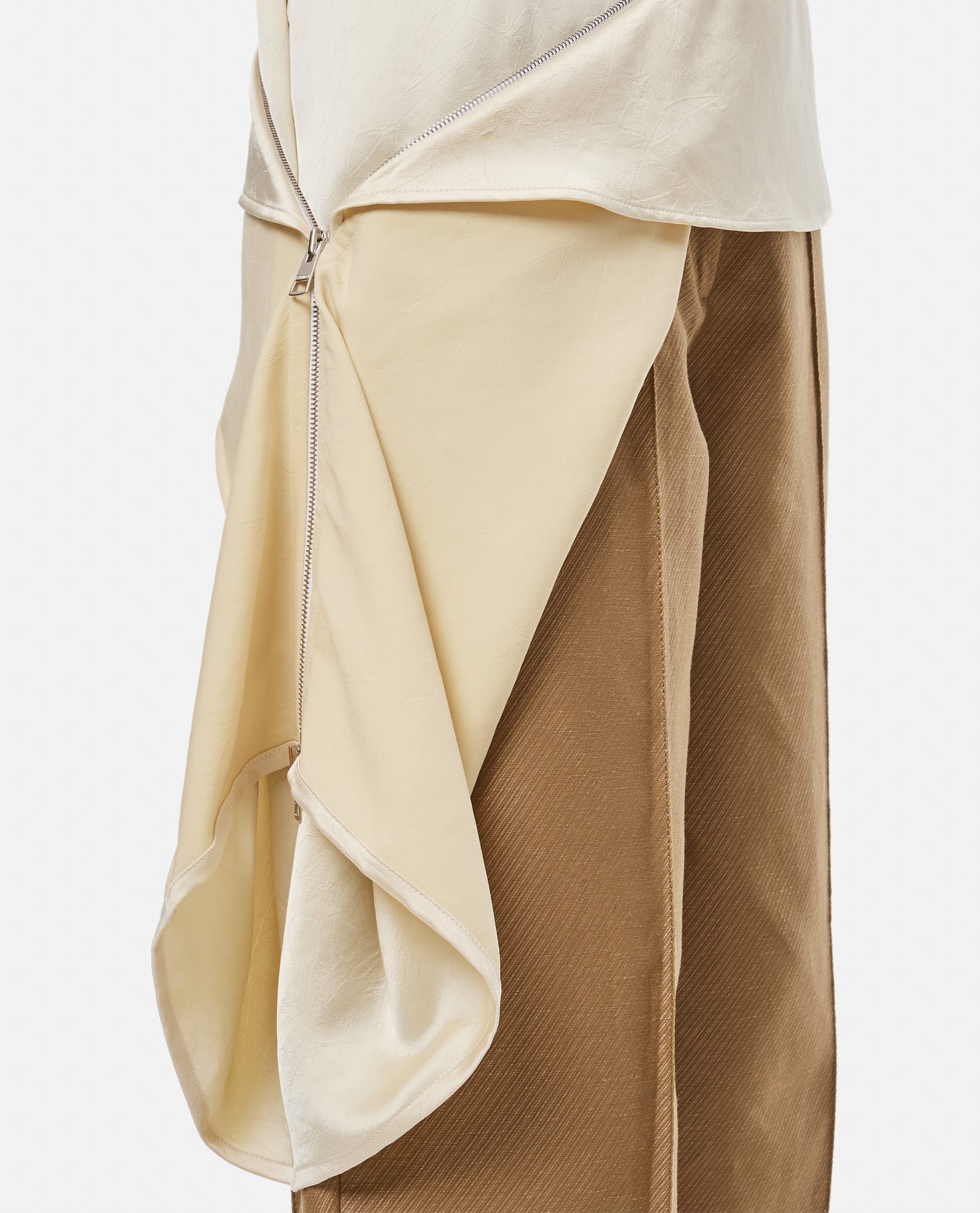 Zip Detail Sleeveless Top