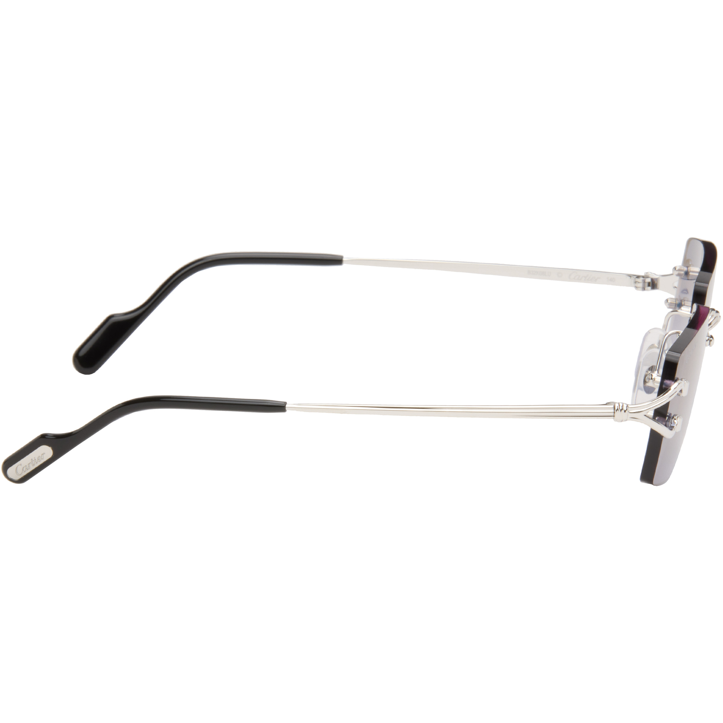 Silver 'Classic C de ' Sunglasses