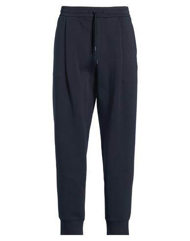 Man Pants Midnight blue Size L Cotton, Polyester, Elastane