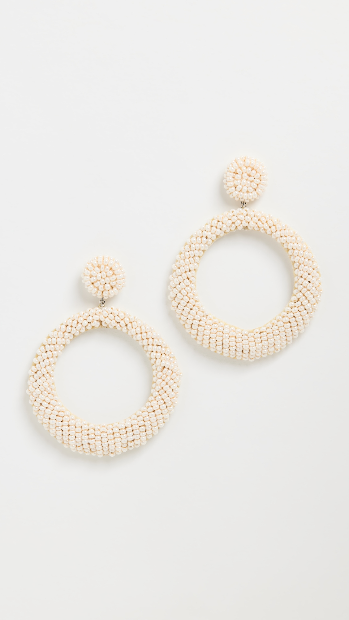 Deepa by Roberta Earrings Ivory One Size