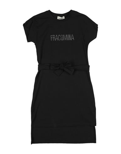 Kid Girl Kids' dress Black Size 10 Cotton, Elastane