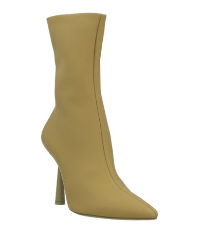 Woman Ankle boots Light green Size 6 Synthetic fibers