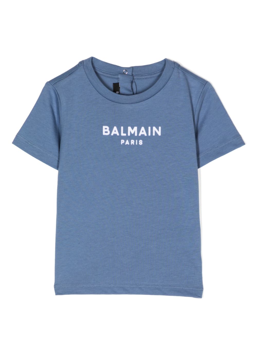 Logo-print cotton T-shirt - Blue