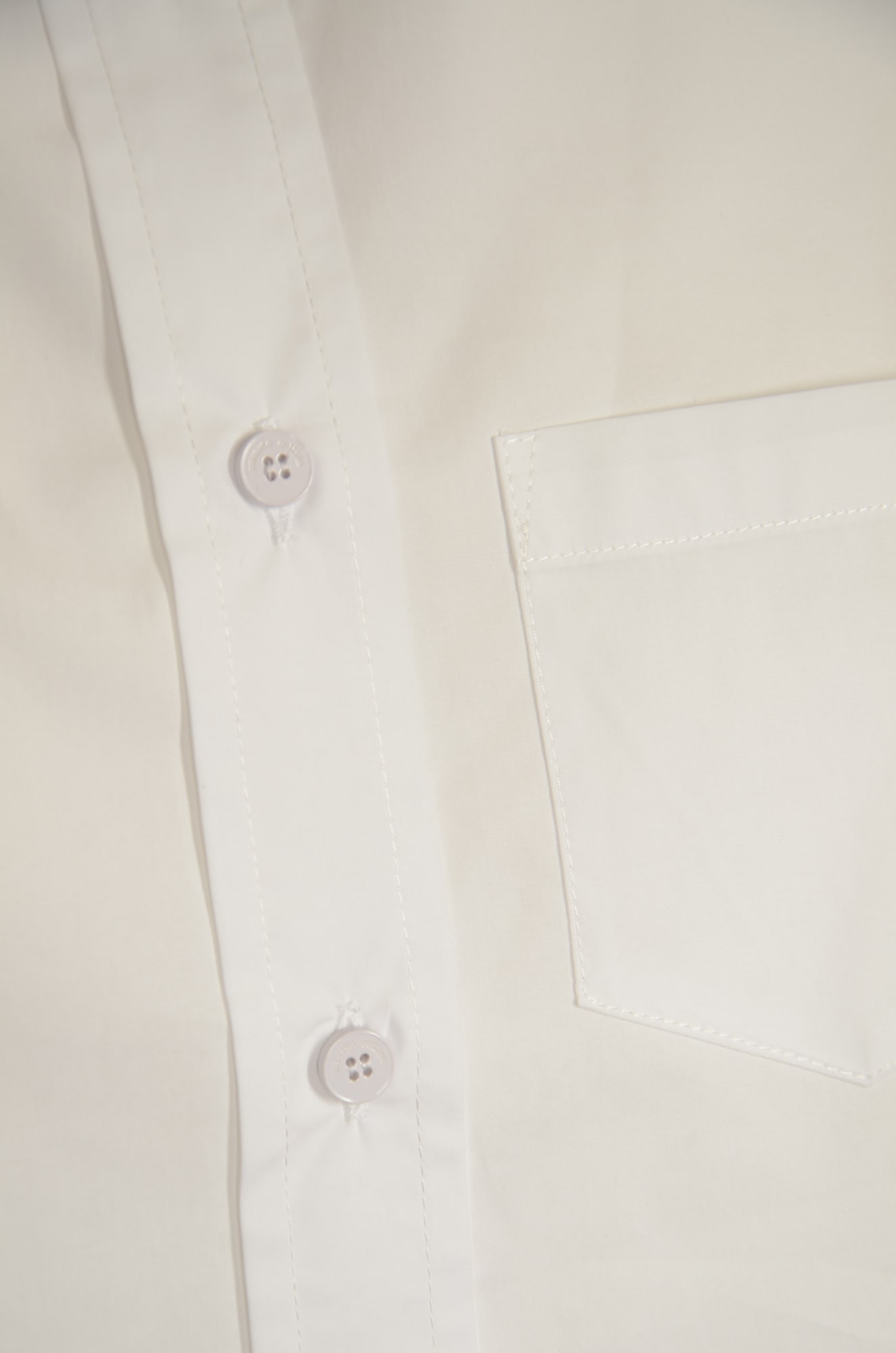 Wide-sleeved Patched Pocket Flare Shirt