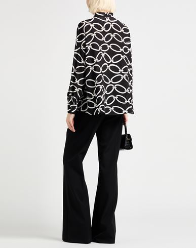 Woman Top Black Size 8 Silk
