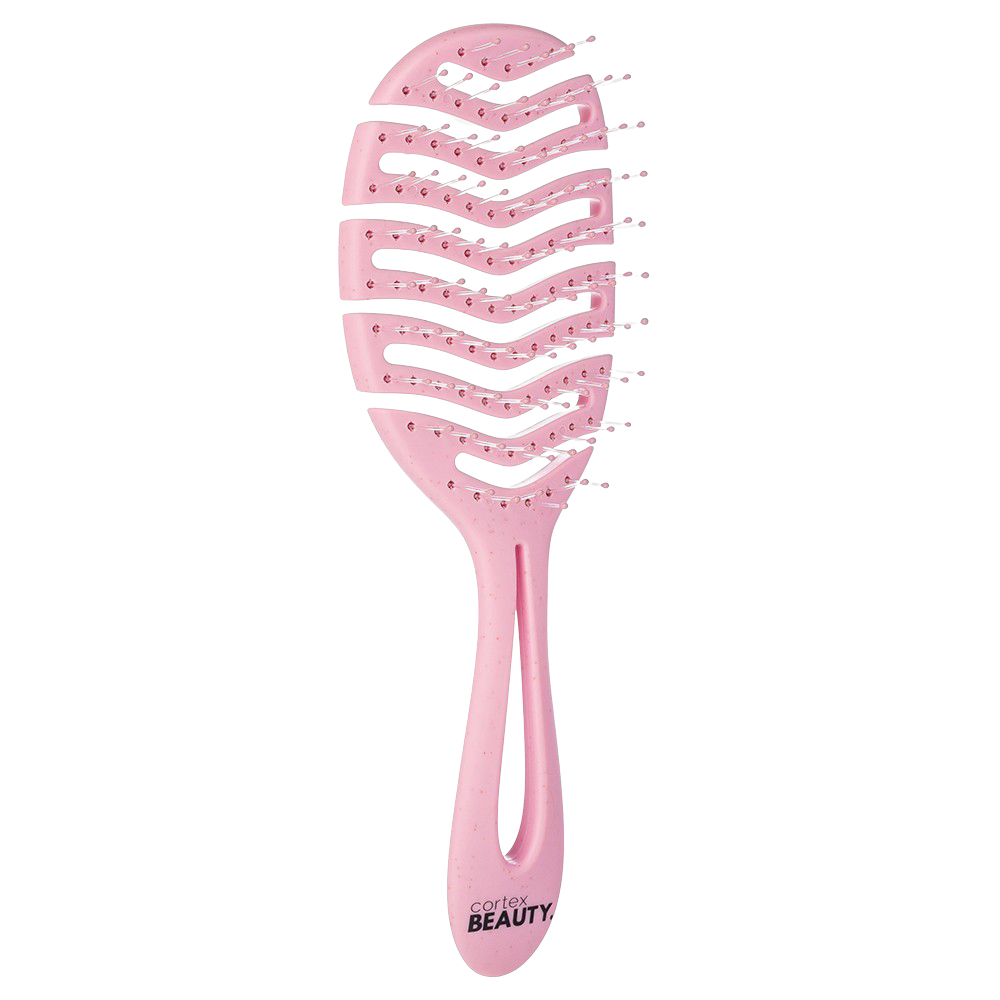 3 Inch Recycled Flexible Detangling Brush - Pink