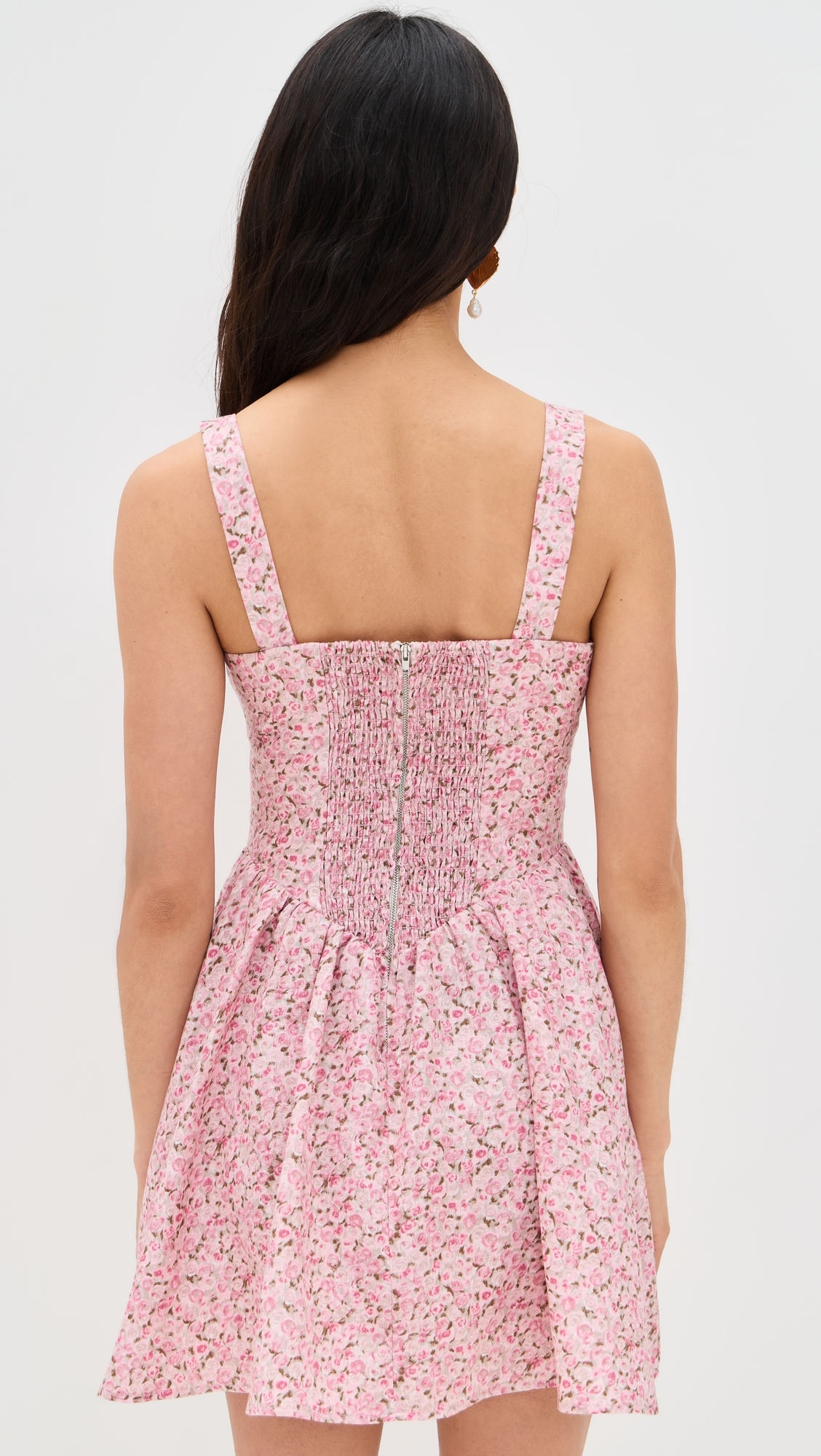 Reformation Daria Linen Dress Rosin