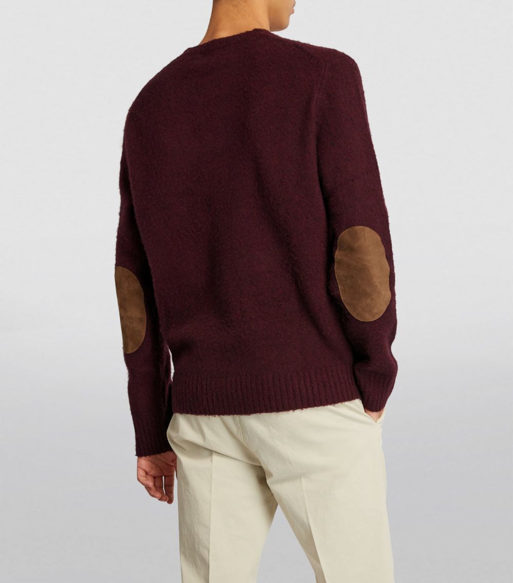 Wool-Cashmere Crew-Neck Sweater