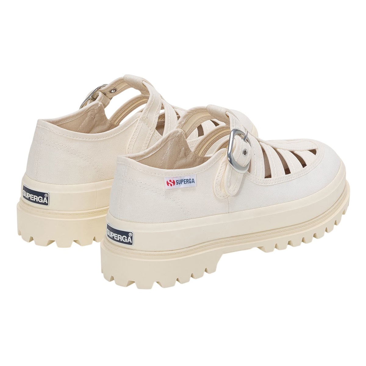 Superga Womens/Ladies 3541 Alpina Gurkha Fisherman Sandals Off White