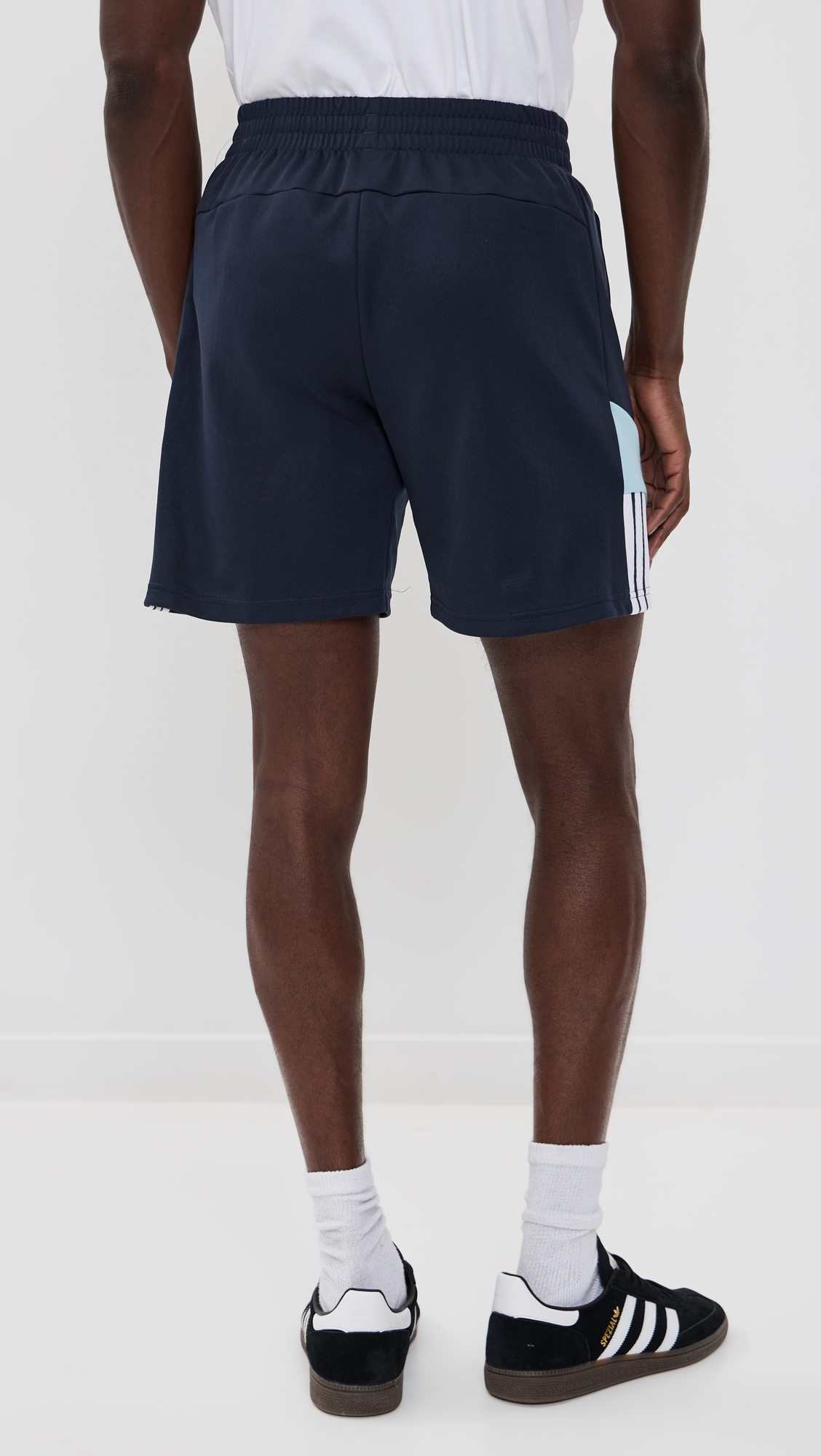 House of Tiro Nations Track Shorts 6.75 Night Navy/Ice Blue/White Blue