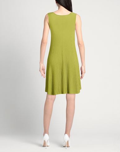 Woman Mini dress Lime green Size M Viscose, Polyester