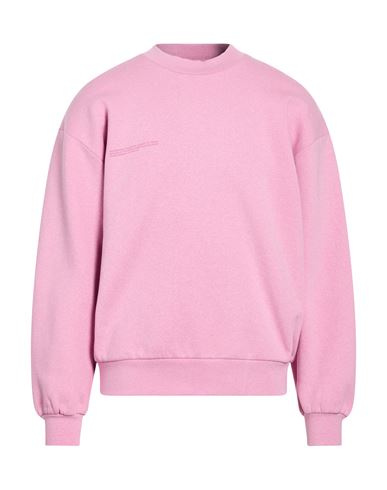 Man Sweatshirt Pink Size M Organic cotton, Recycled cotton
