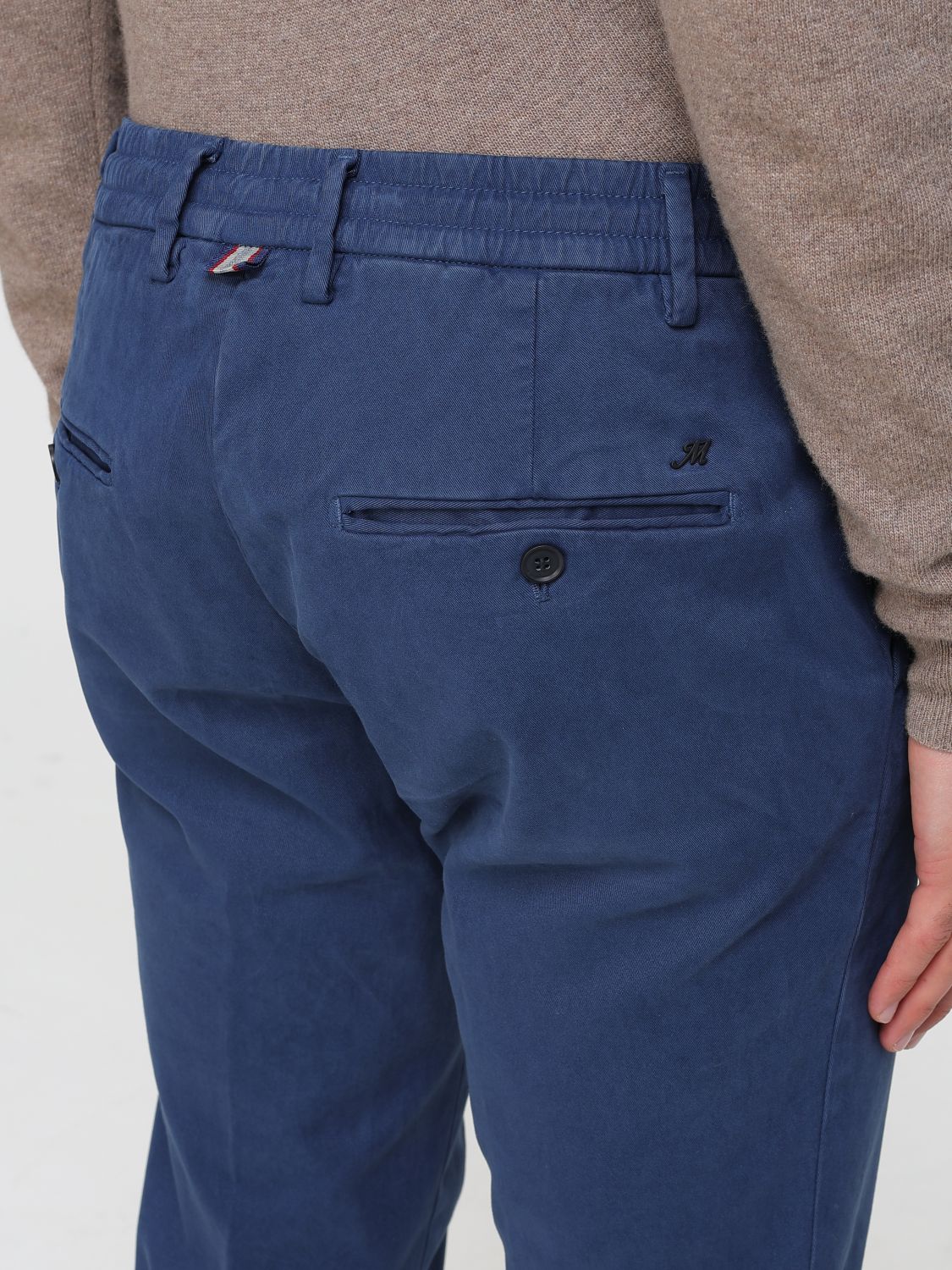 Pants Men color Blue