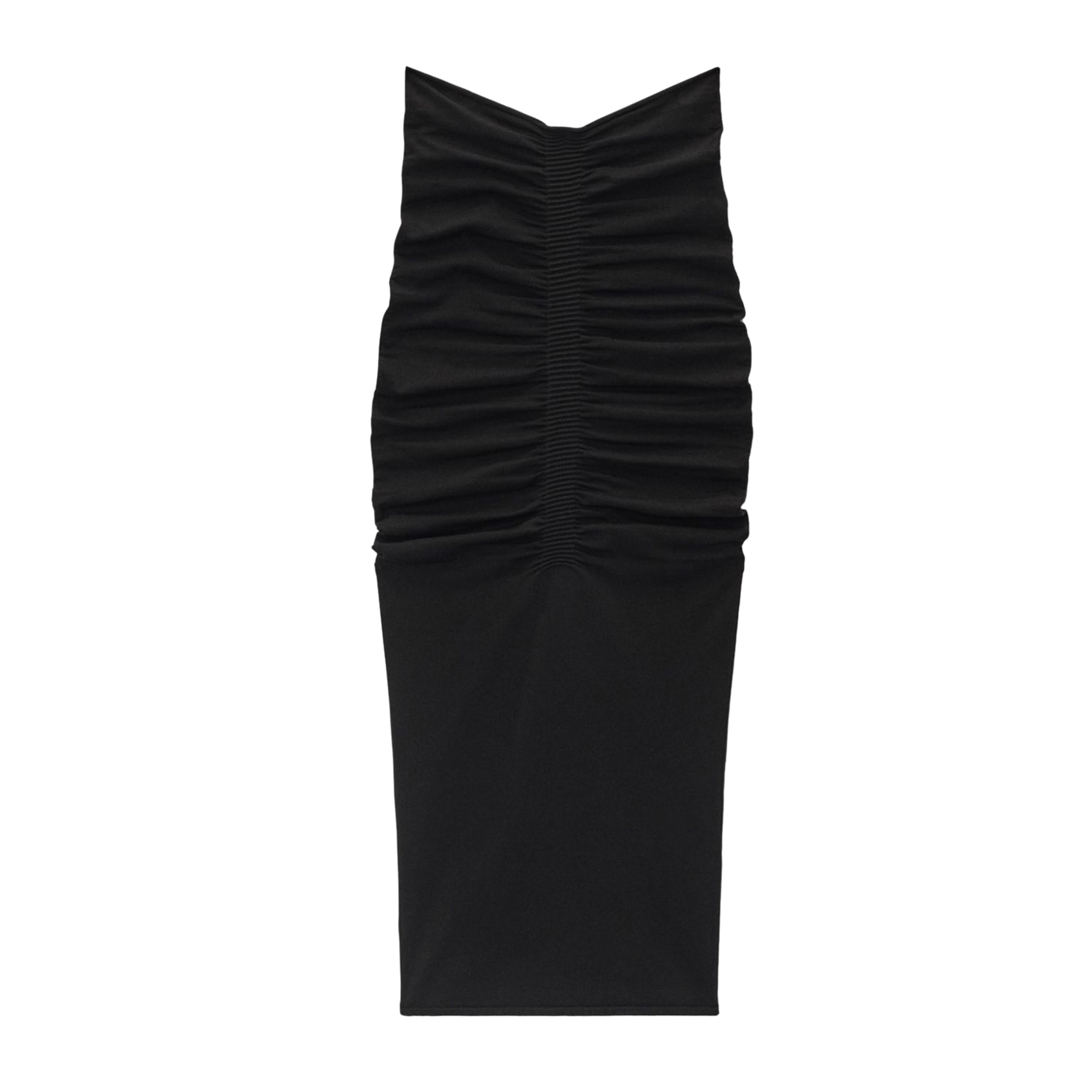 Ruched Maxi Skirt