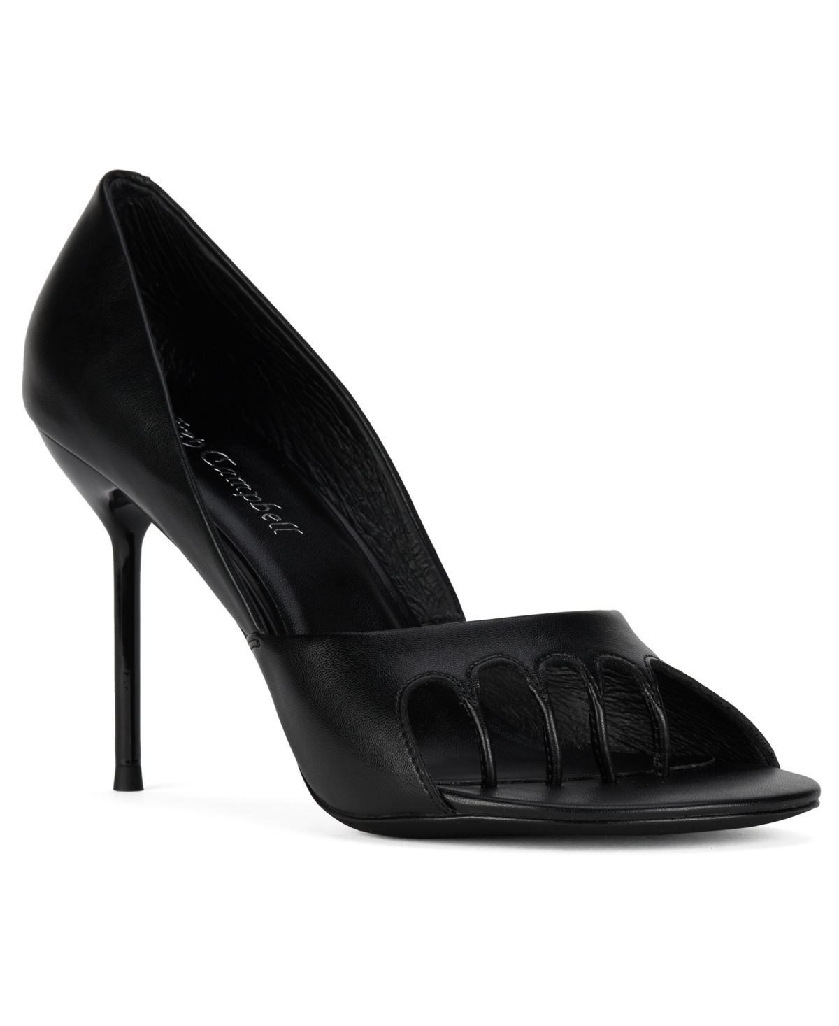 Women's Phases Vinyl Slip-On Dress Sandals - Black Smooth