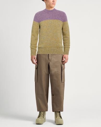 Man Sweater Khaki Size M Alpaca wool, Merino Wool, Polyamide