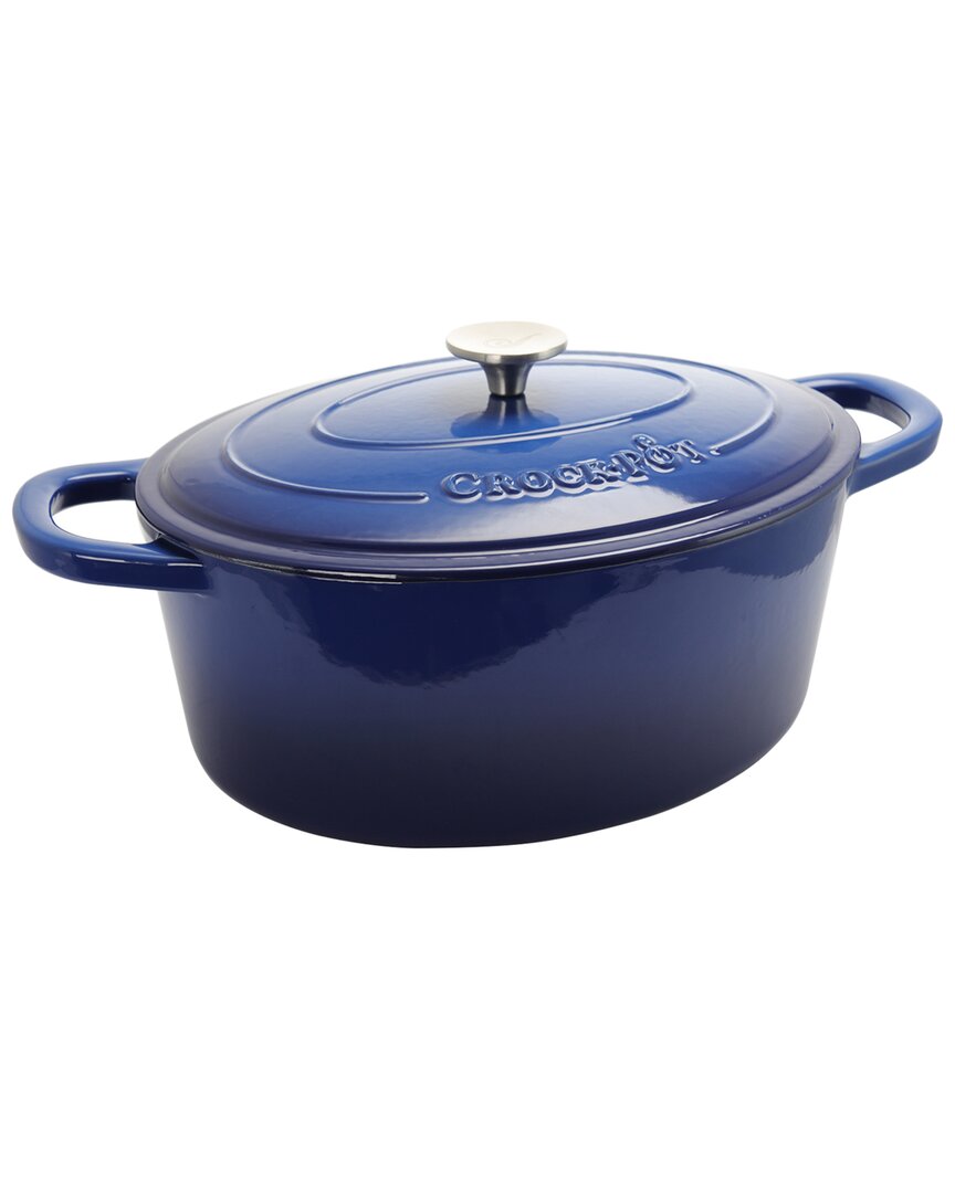 Crockpot Artisan 7qt Enameled Cast Iron Oval Dutch Oven