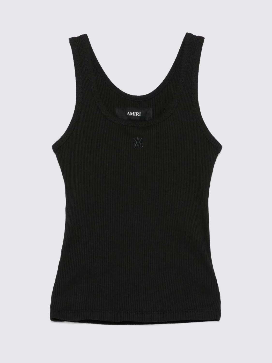 Stretch-design tank top - Black