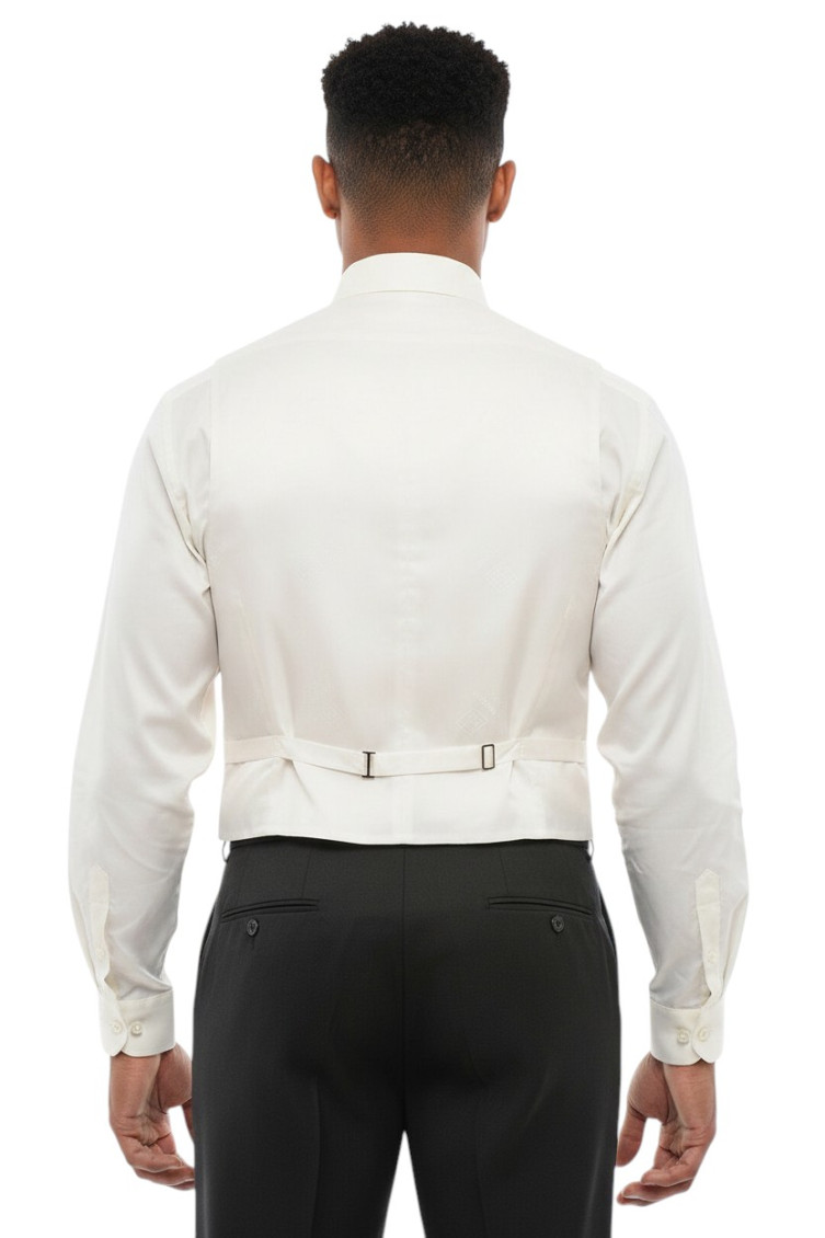 White Honeycomb Waistcoat