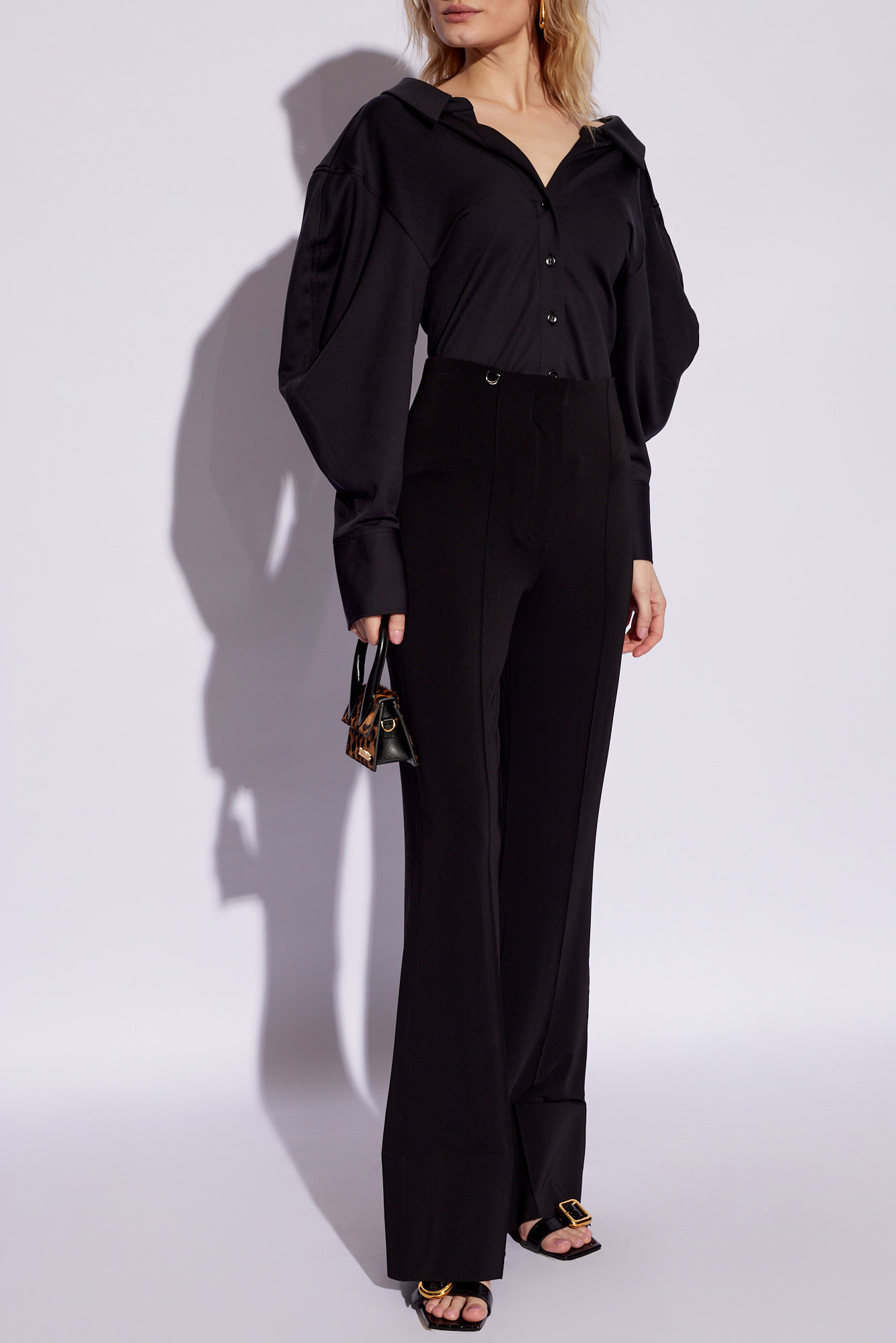 High-waisted 'Apollo' Trousers, Women's, Black