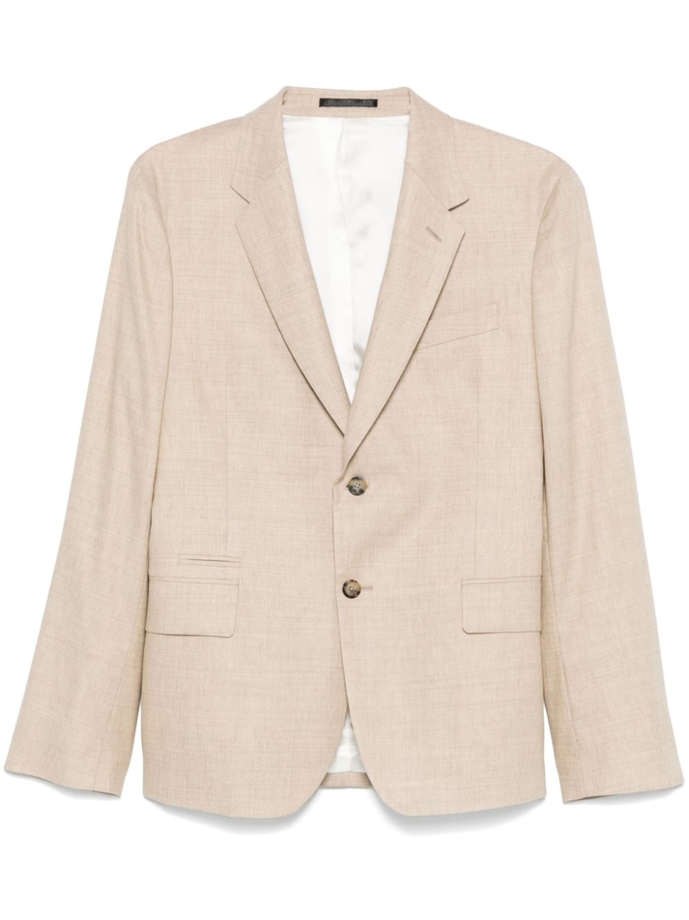 Notched-lapels blazer - Neutrals