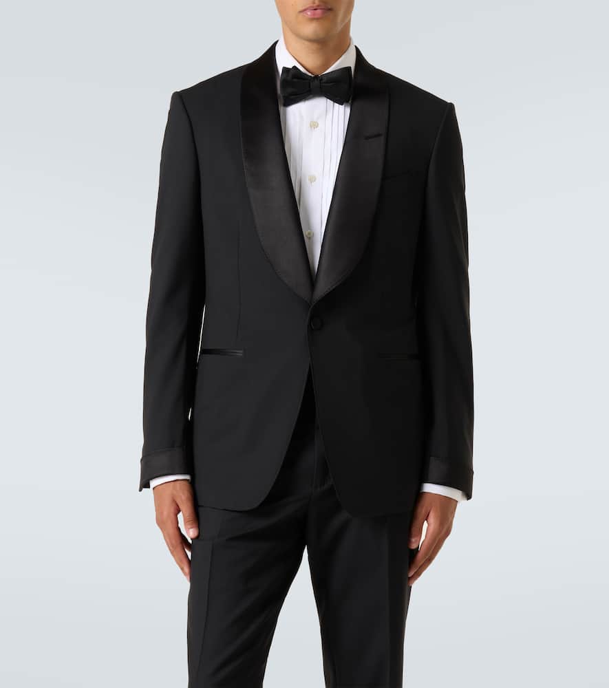 Wool-blend tuxedo
