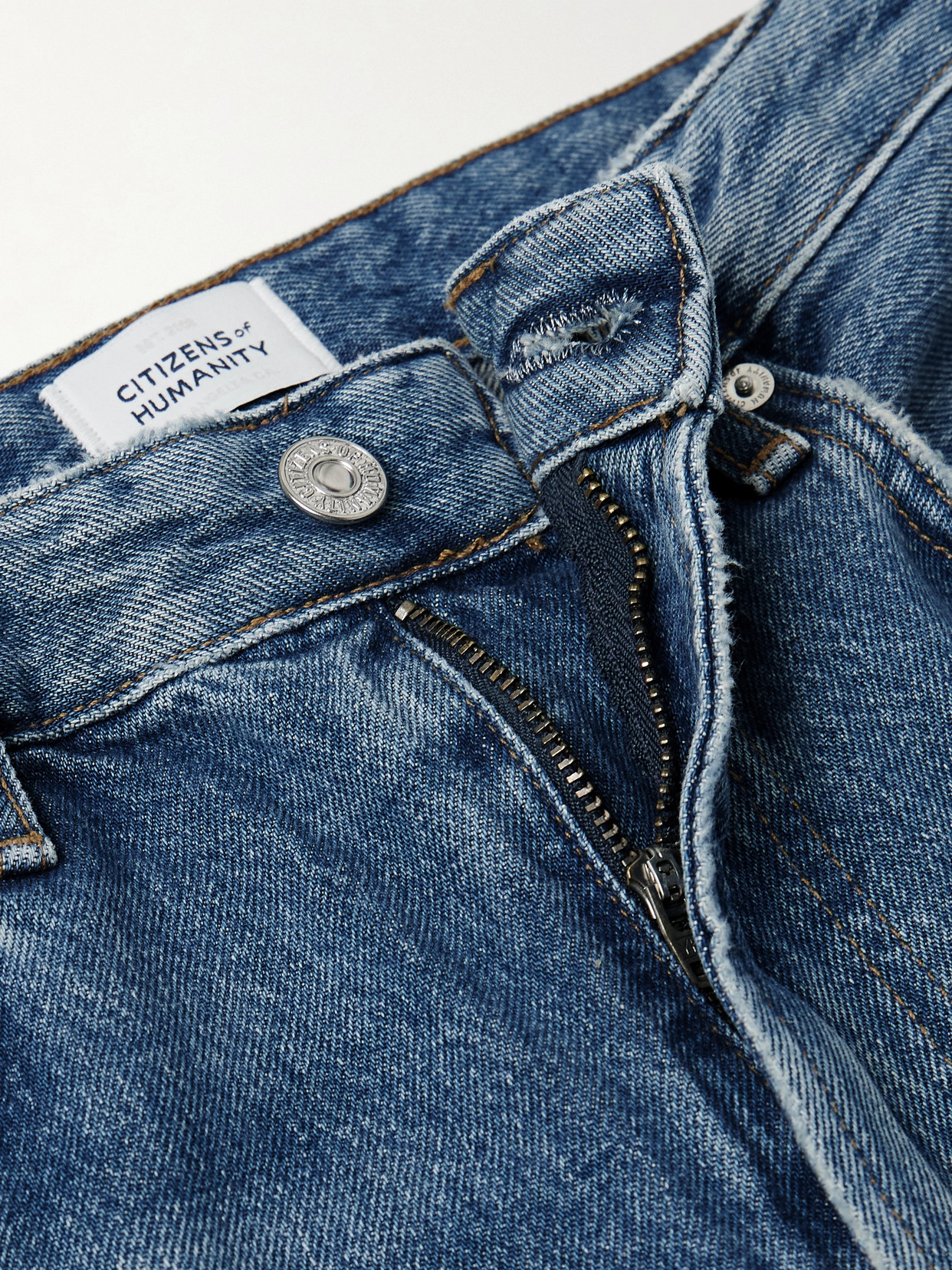 Zurie High-rise Straight-leg Jeans - Blue