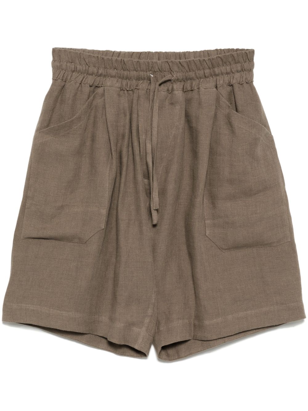 Drawstring waist short - Neutrals