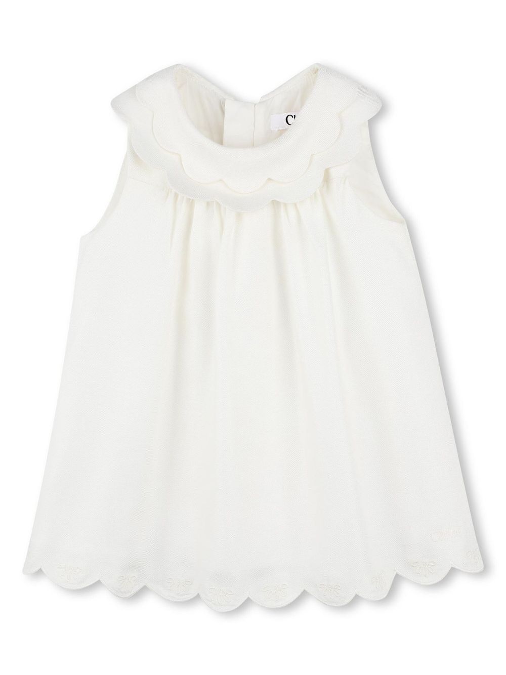 Dress and bloomer set - White