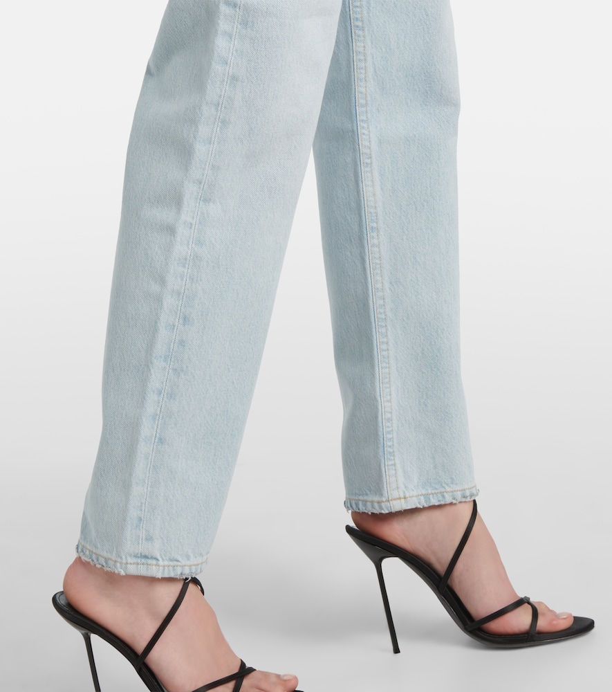 90's mid-rise straight jeans
