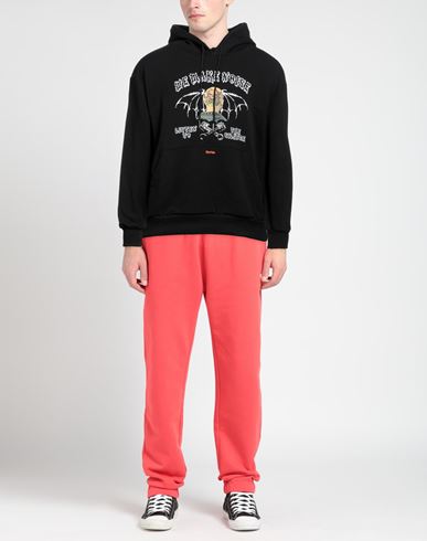 Man Sweatshirt Black Size M Cotton