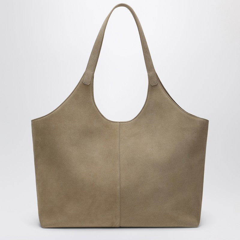 에스더 에크메 Cabas Supple XL Bag In Sand-coloured Suede
