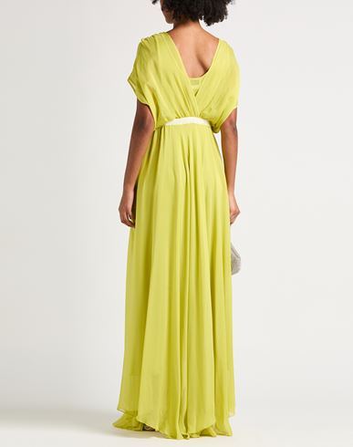 Forte_forte Woman Maxi dress Lime green Size 0 Silk