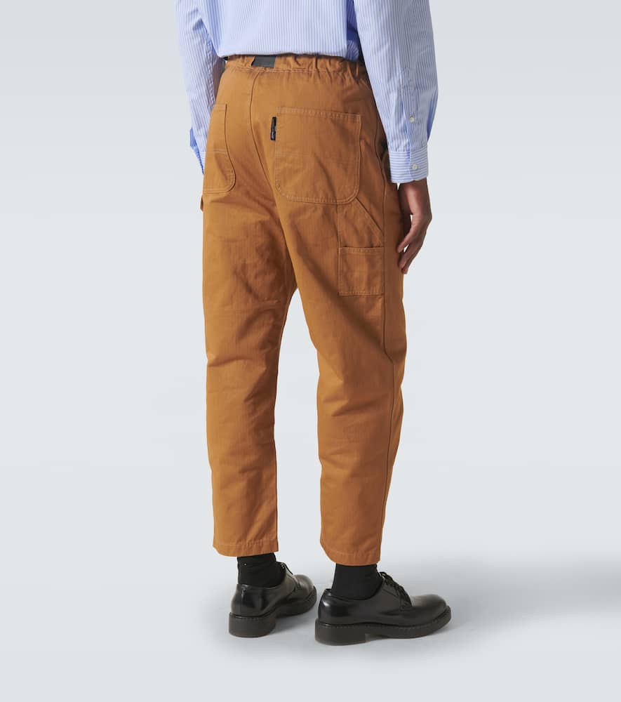 Comme des Garçons Homme Herringbone cotton straight pants