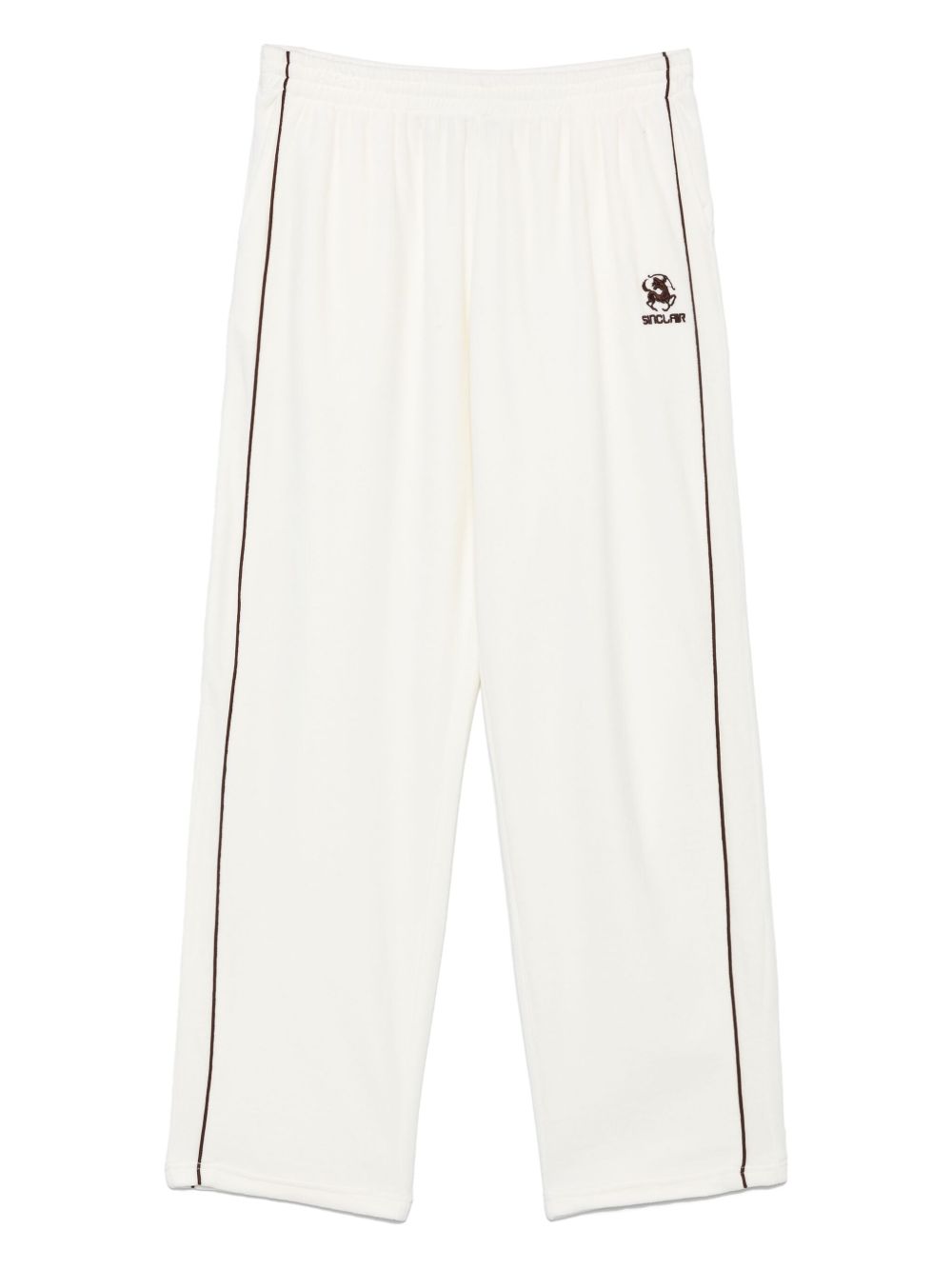 Sinclair jersey track pants - White