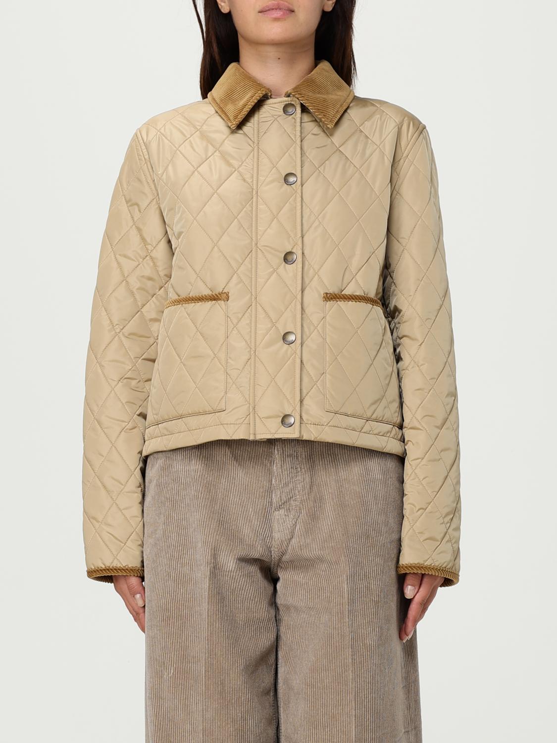 Burberry cropped quilted jacket - Neutrals