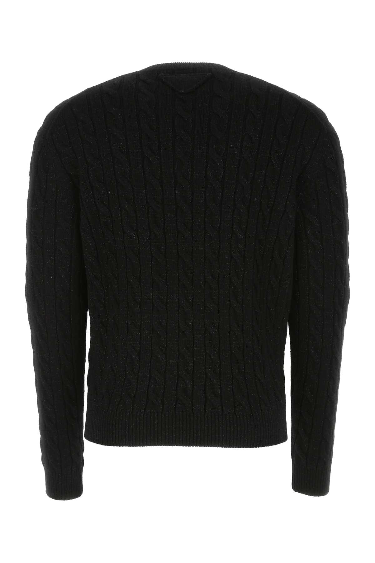 Black Wool Blend Sweater